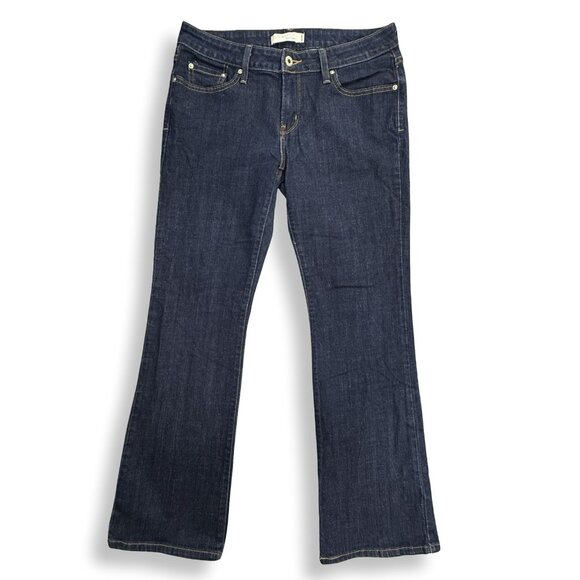 Levis 545 Jeans Womens 10 Low Boot Cut Stretch Blue Denim Western Pockets 32x29 - Picture 2 of 10